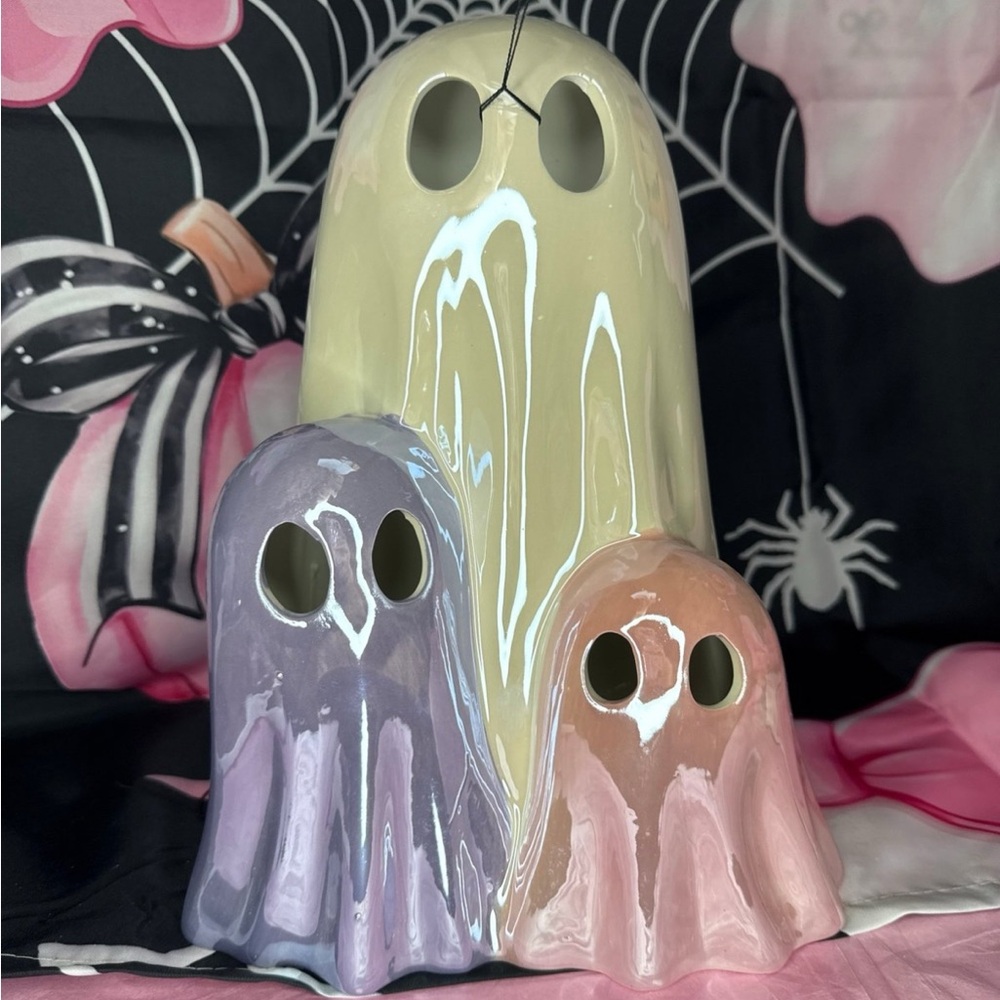 Halloween Trio of Light Up Ghosts